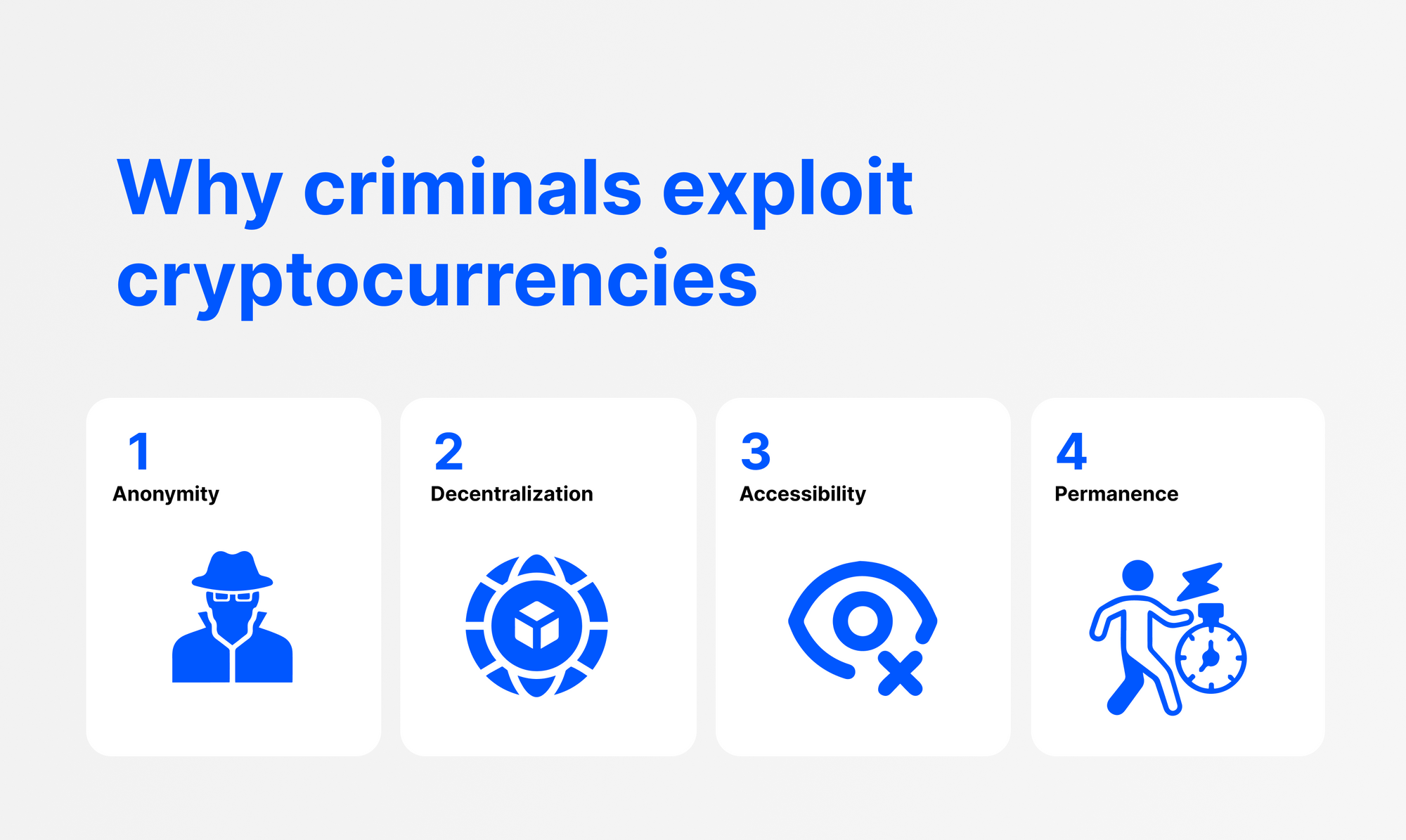why criminals exploit cryptocurrencies