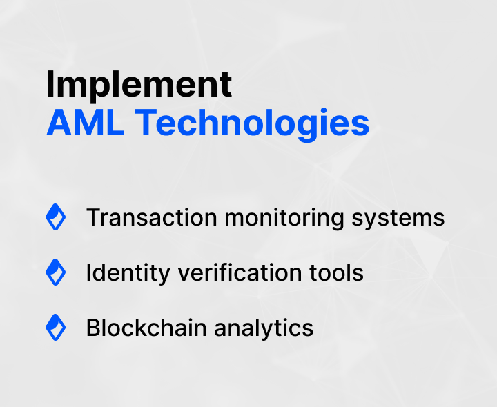 implement aml technologies