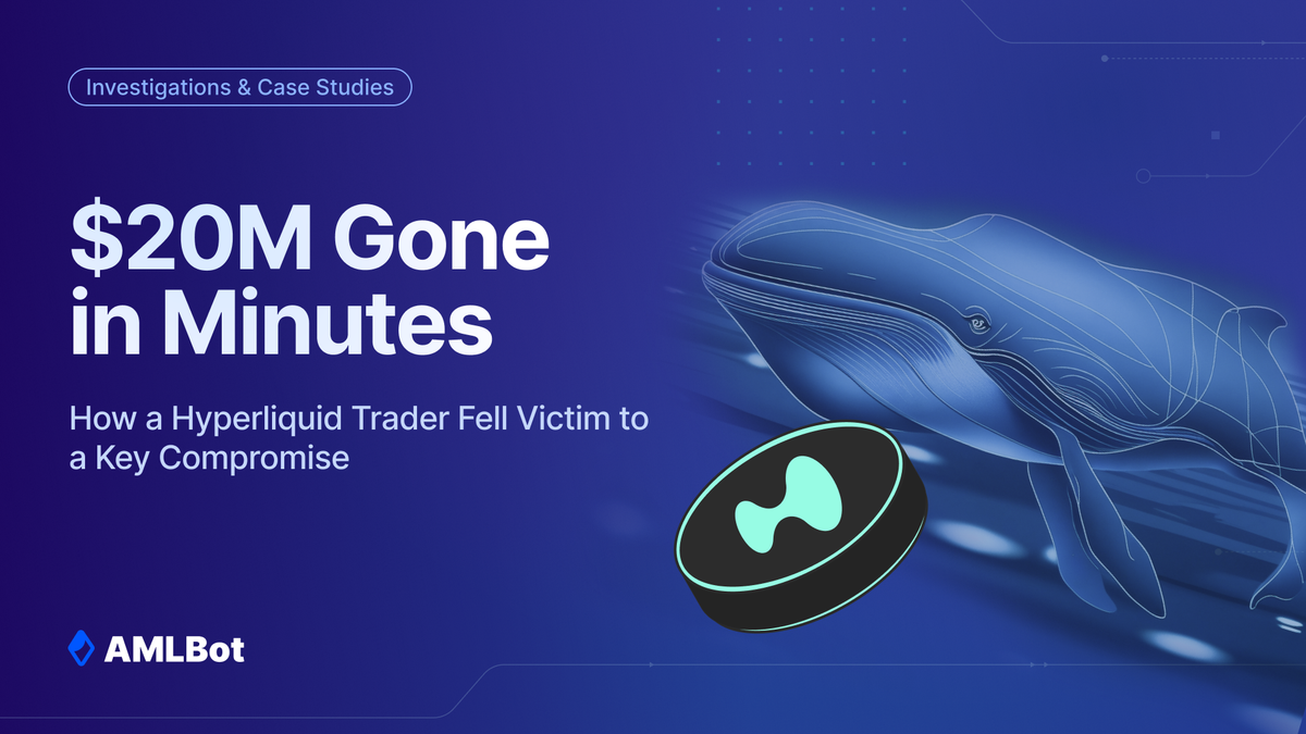 $20M Lost After Hyperliquid Trade: AMLBot On-Chain Analysis